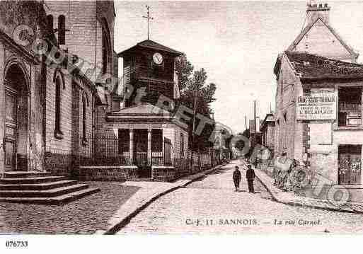 Ville de SANNOIS, carte postale ancienne