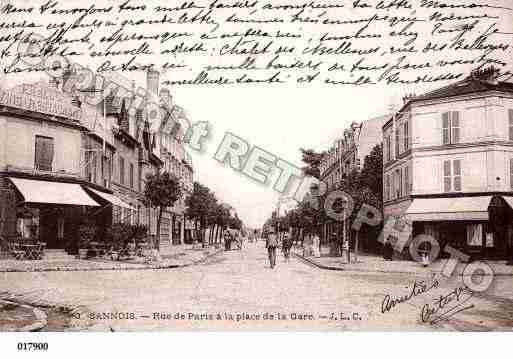 Ville de SANNOIS, carte postale ancienne