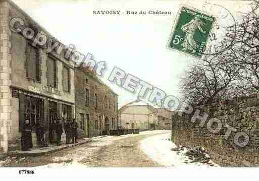 Ville de SAVOISY, carte postale ancienne