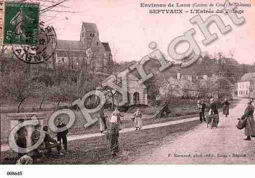 Ville de SEPTVAUX, carte postale ancienne Ville de SEPTVAUX, carte postale ancienne