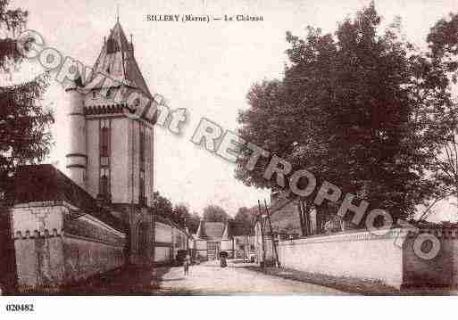 Ville de SILLERY, carte postale ancienne