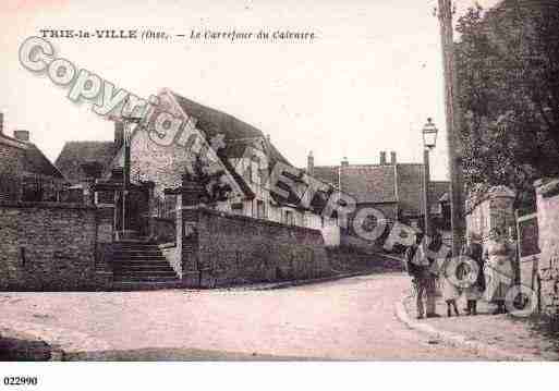 Ville de TRIELAVILLE, carte postale ancienne