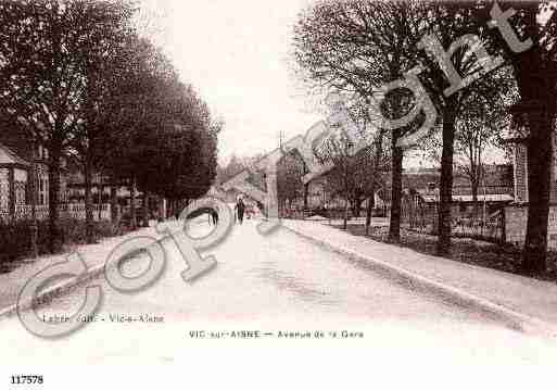 Ville de VICSURAISNE, carte postale ancienne