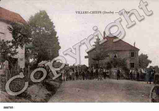 Ville de VILLERSCHIEFS, carte postale ancienne