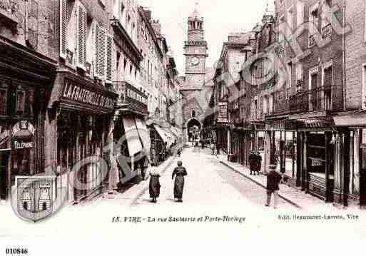 Ville de VIRE, carte postale ancienne