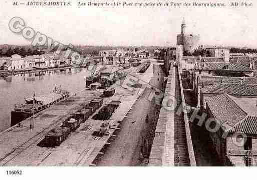 Ville de AIGUESMORTES, carte postale ancienne