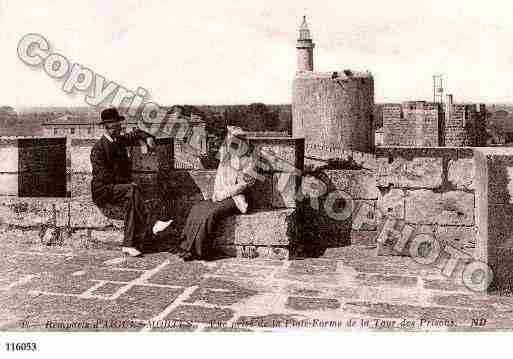 Ville de AIGUESMORTES, carte postale ancienne