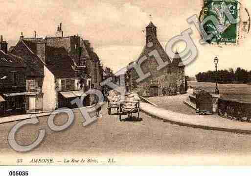 Ville de AMBOISE, carte postale ancienne