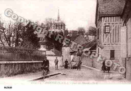 Ville de AMBOISE, carte postale ancienne