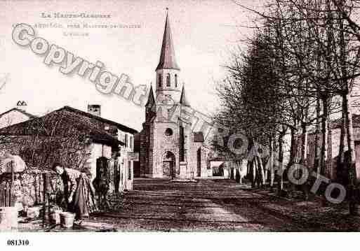 Ville de ARDIEGE, carte postale ancienne