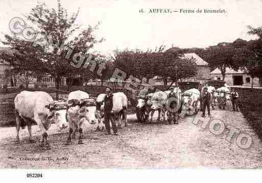 Ville de AUFFAY, carte postale ancienne