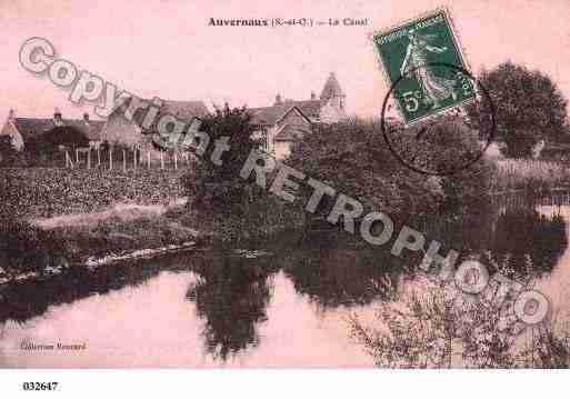 Ville de AUVERNAUX, carte postale ancienne