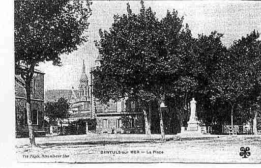 Ville de BANYULS, carte postale ancienne