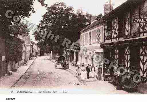 Ville de BARBIZON, carte postale ancienne