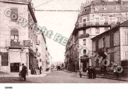 Ville de BESANCON, carte postale ancienne