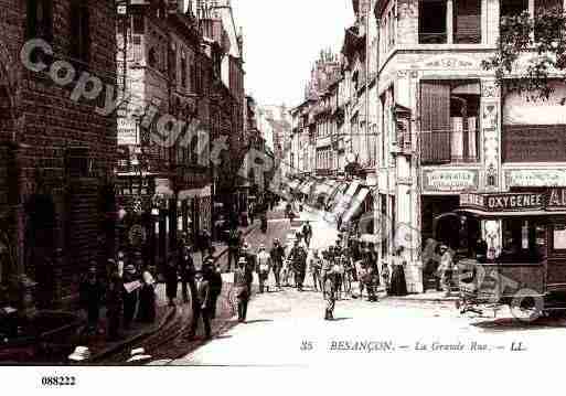 Ville de BESANCON, carte postale ancienne