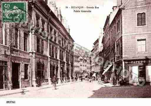 Ville de BESANCON, carte postale ancienne