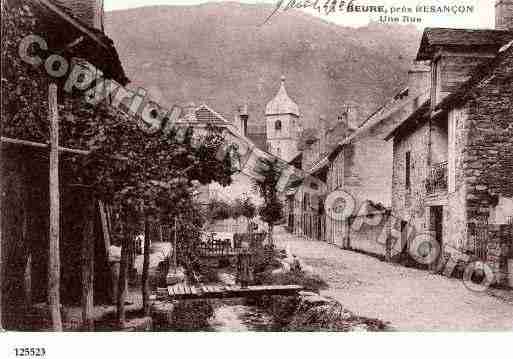 Ville de BEURE, carte postale ancienne