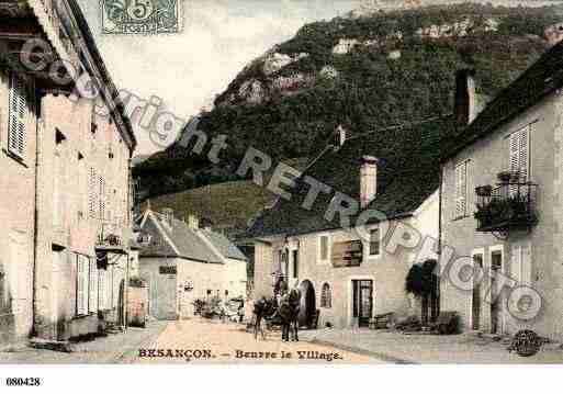 Ville de BEURE, carte postale ancienne