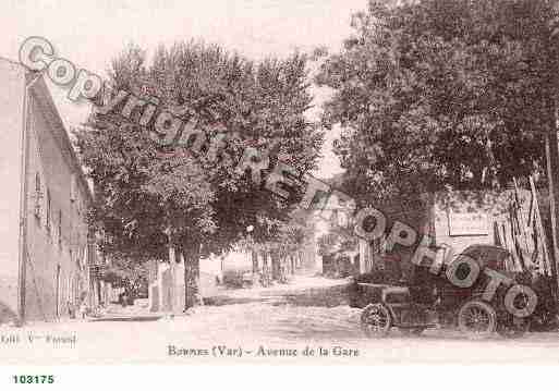 Ville de BORMESLESMIMOSAS, carte postale ancienne