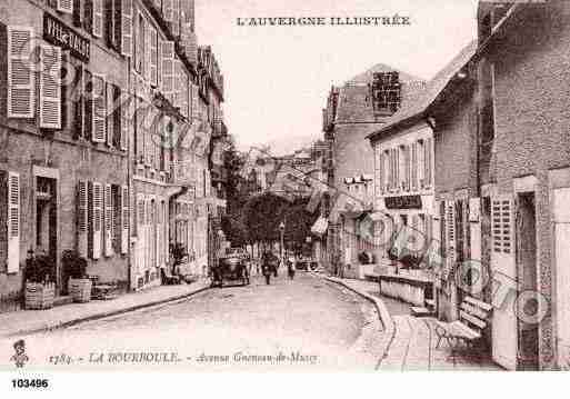 Ville de BOURBOULE(LA), carte postale ancienne