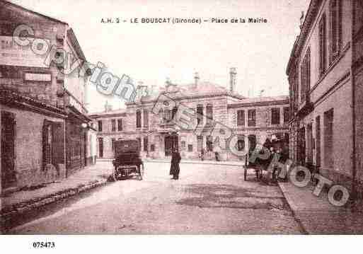 Ville de BOUSCAT(LE), carte postale ancienne