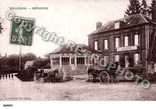 Ville de BREMONTIERMERVAL, carte postale ancienne