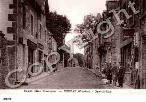 Ville de BUGEAT, carte postale ancienne