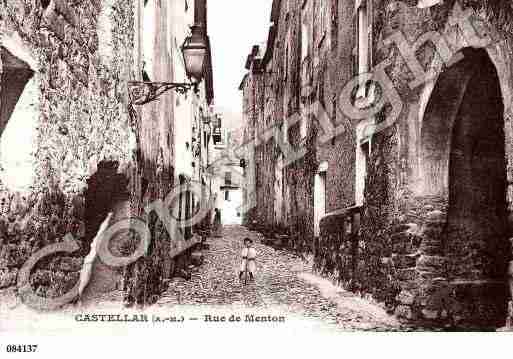 Ville de CASTELLAR, carte postale ancienne