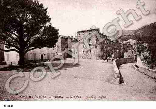 Ville de CASTELLAR, carte postale ancienne