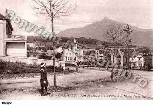 Ville de CHAMBERY, carte postale ancienne