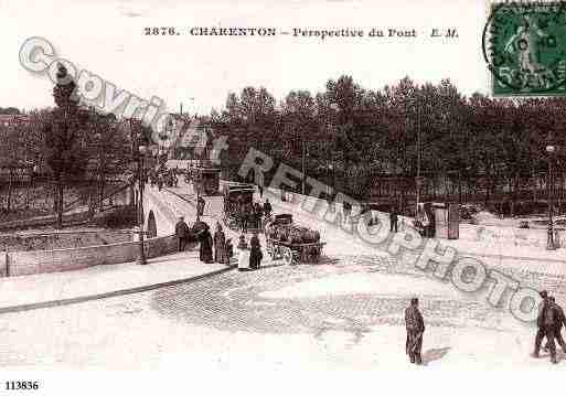 Ville de CHARENTONLEPONT, carte postale ancienne