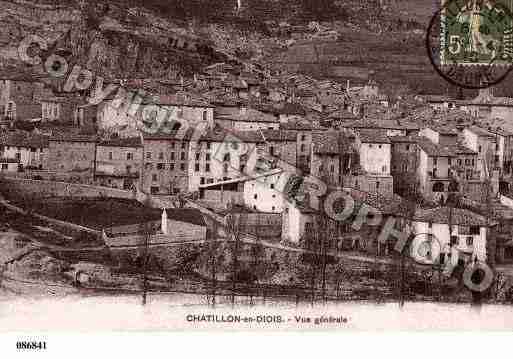 Ville de CHATILLONENDIOIS, carte postale ancienne