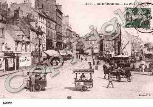 Ville de CHERBOURG, carte postale ancienne