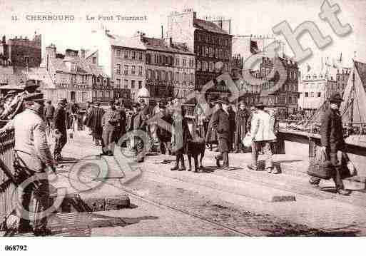 Ville de CHERBOURG, carte postale ancienne