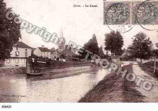 Ville de CORRE, carte postale ancienne