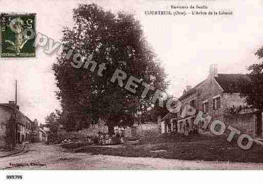 Ville de COURTEUIL, carte postale ancienne