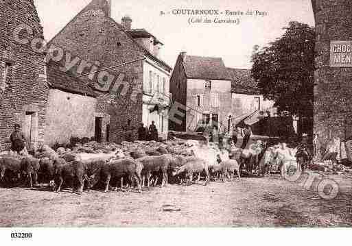 Ville de COUTARNOUX, carte postale ancienne