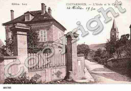 Ville de COUTARNOUX, carte postale ancienne