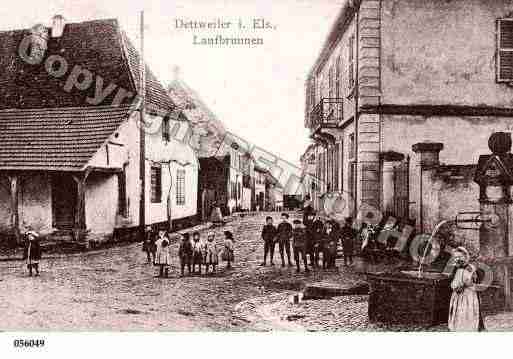 Ville de DETTWILLER, carte postale ancienne