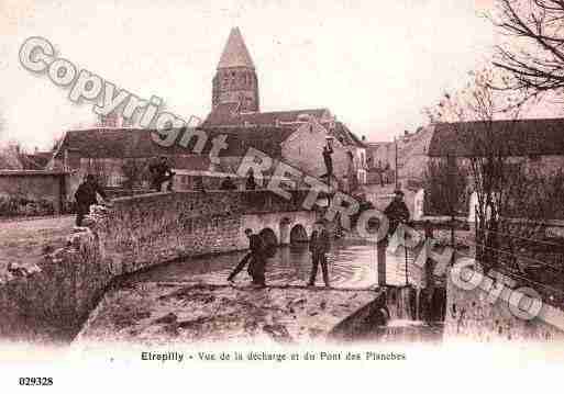 Ville de ETREPILLY, carte postale ancienne