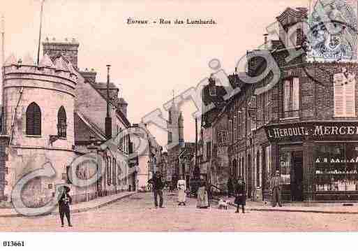 Ville de EVREUX, carte postale ancienne