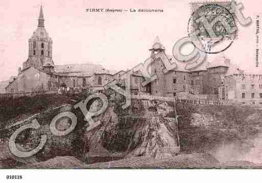 Ville de FIRMI, carte postale ancienne