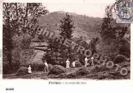 Ville de FLAVIGNYSUROZERAIN, carte postale ancienne