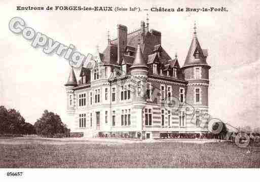 Ville de FORGESLESEAUX, carte postale ancienne