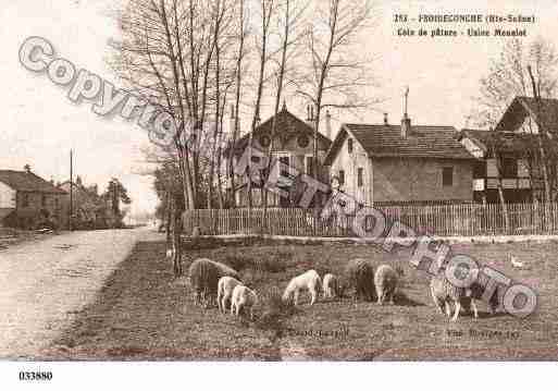 Ville de FROIDECONCHE, carte postale ancienne