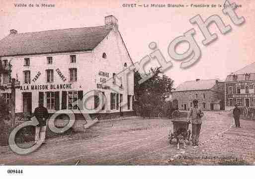 Ville de GIVET, carte postale ancienne