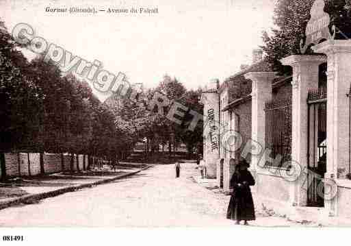 Ville de GORNAC, carte postale ancienne