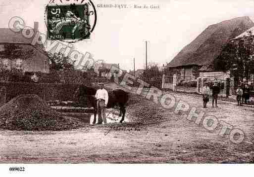 Ville de GRANDFAYT, carte postale ancienne