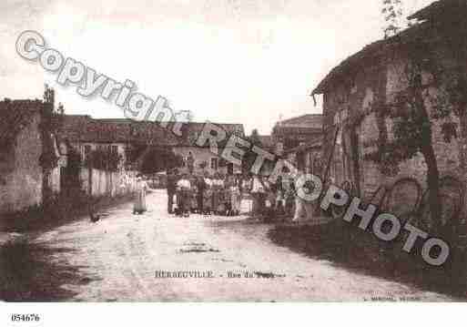 Ville de HERBEUVILLE, carte postale ancienne